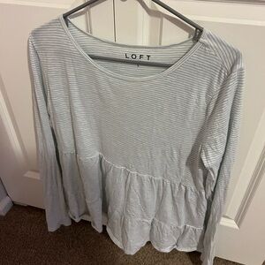 Loft Peplum Shirt